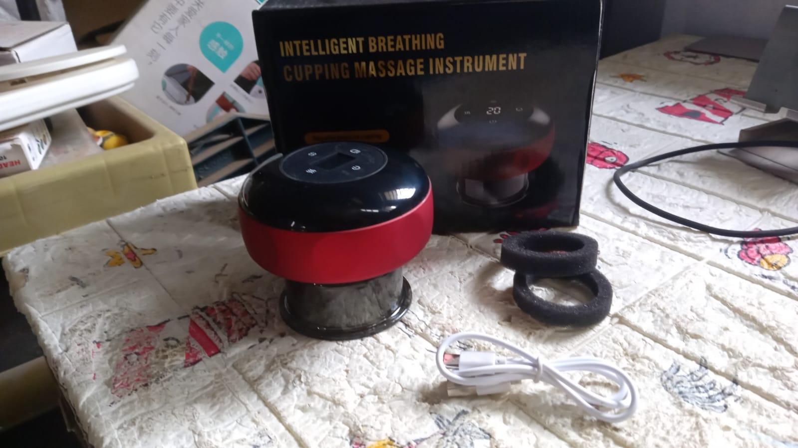 12625 Electric Intelligent Breathing Cupping Massage Instrument The Smart Cupping Therapy Set's Massager for Muscle and Joint Pain Cellulite Massage Back Pain Relief for Back Shoulder Leg (1 Pc) 12625 Electric Intelligent Breathing Cupping Massage Instrument The Smart Cupping Therapy Set's Massager for Muscle and Joint Pain Cellulite Massage Back Pain Relief for Back Shoulder Leg (1 Pc)